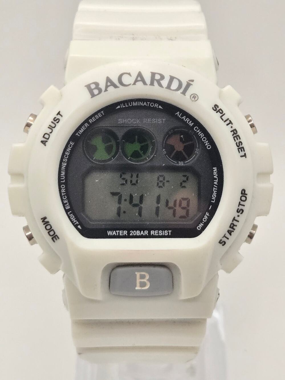 Bacardi Pineapple Fusion White Digital Promo Watch
